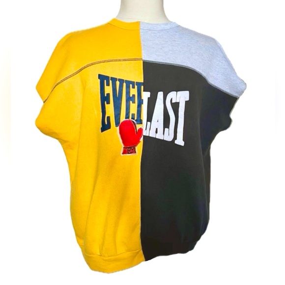 Everlast 1 of 1 Reworked Sourced Vintage Sleeveless Sweatshirt - Medium
